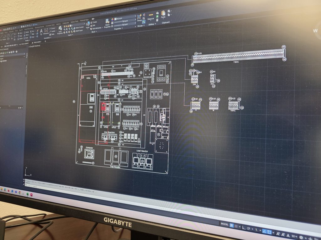 AutoCAD electrical drawing