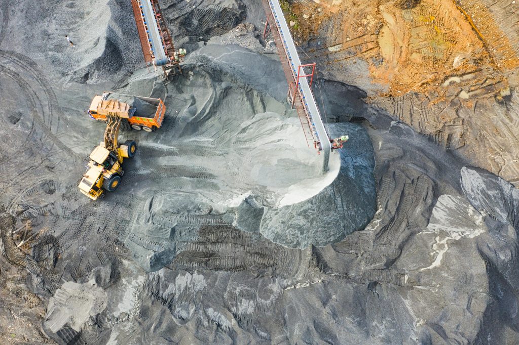 Mining site operations