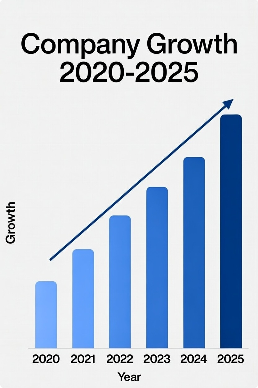 Company growth Graphic